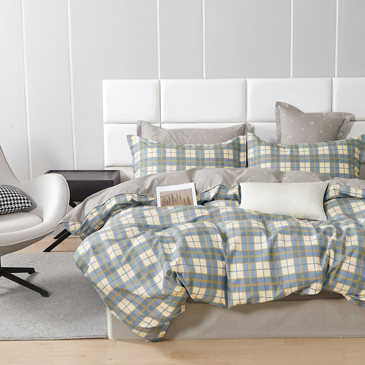 Everyday Impressions, Combed Cotton Fitted Sheet Set (Quilt Cover Excluded)