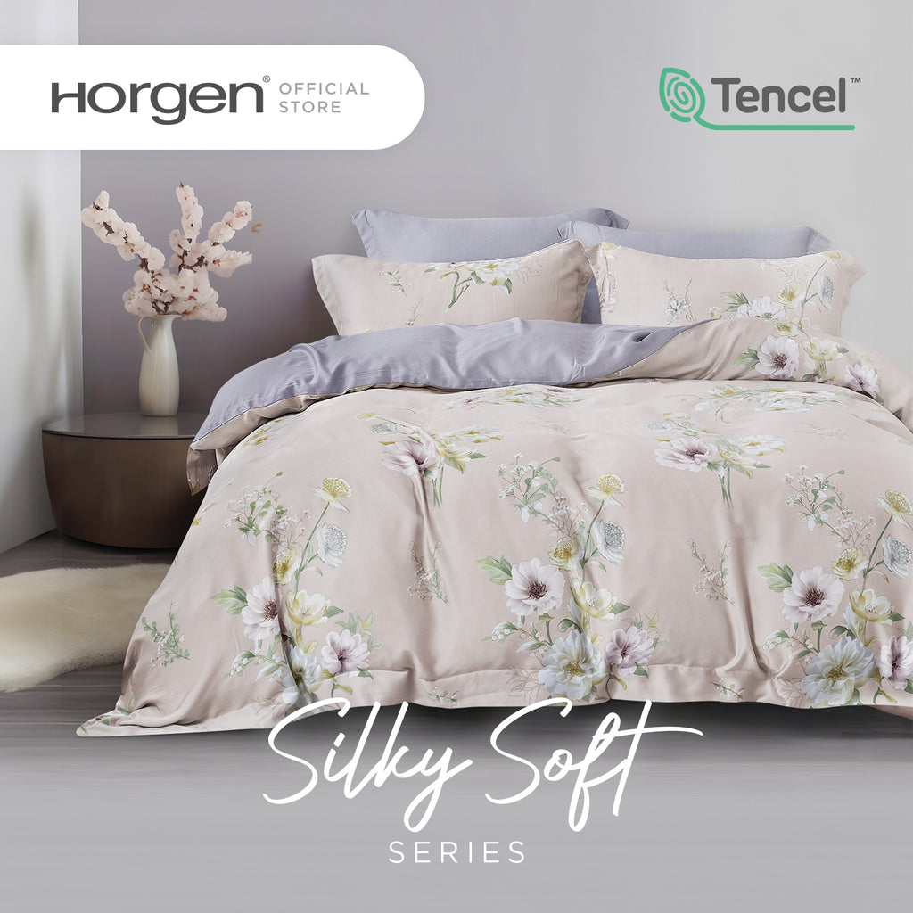 Silky Soft Series, TENCEL™ Print Bed Set (Quilt Cover Included)