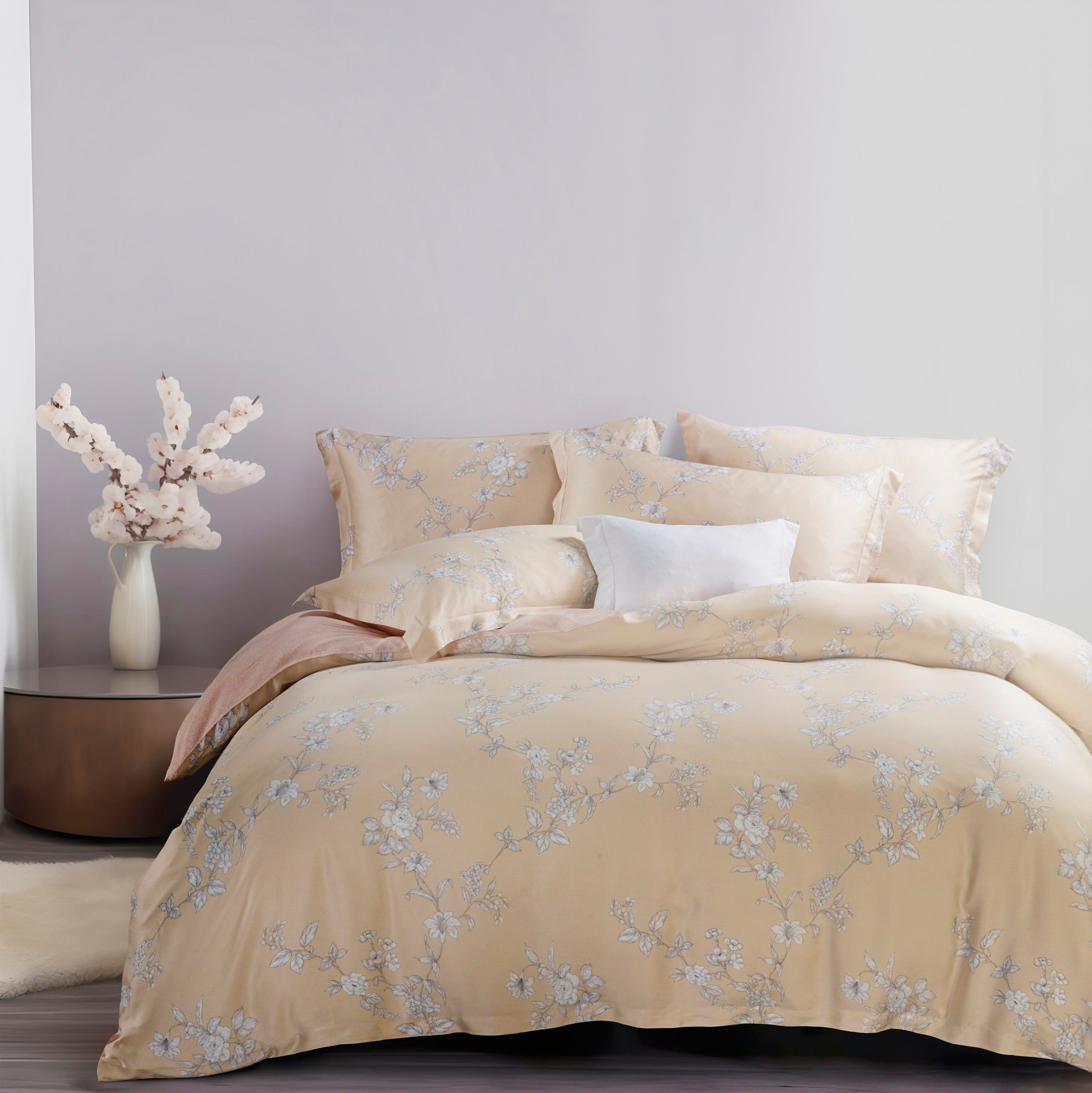 Silky Soft Series, TENCEL™ Print Bed Set (Quilt Cover Included)