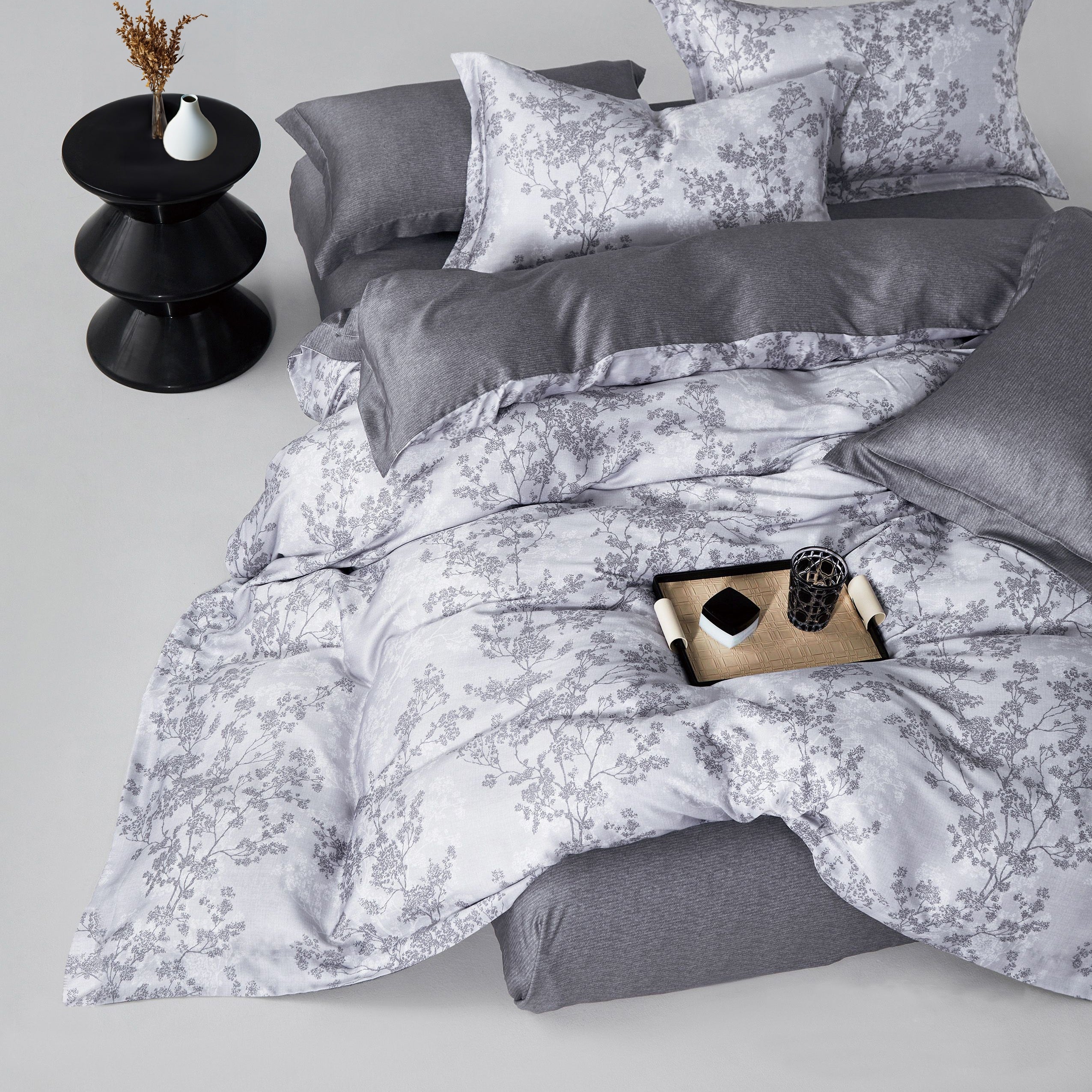 Silky Soft Series, TENCEL™ Print Bed Set (Quilt Cover Included)