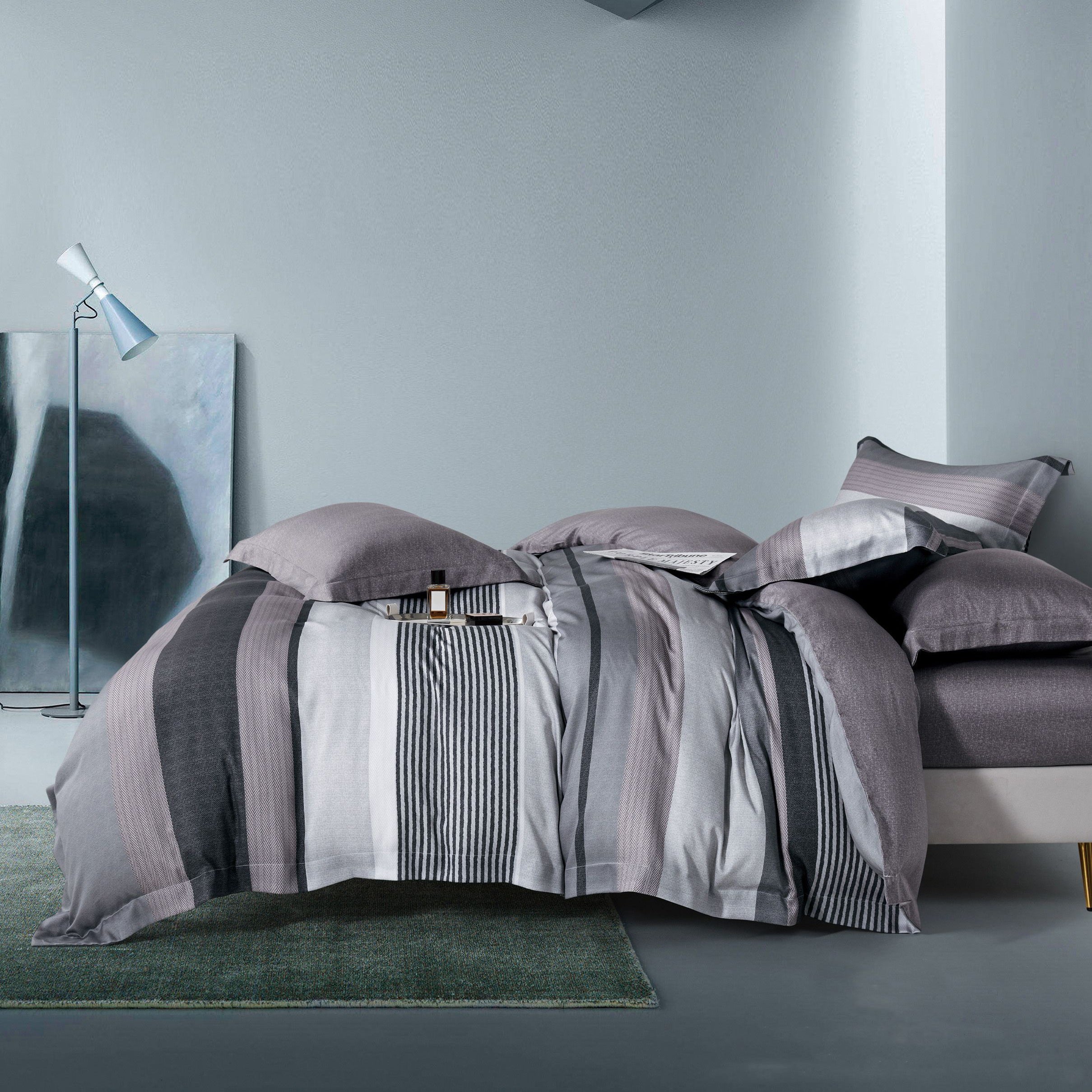 Silky Soft Series, TENCEL™ Print Bed Set (Quilt Cover Included)