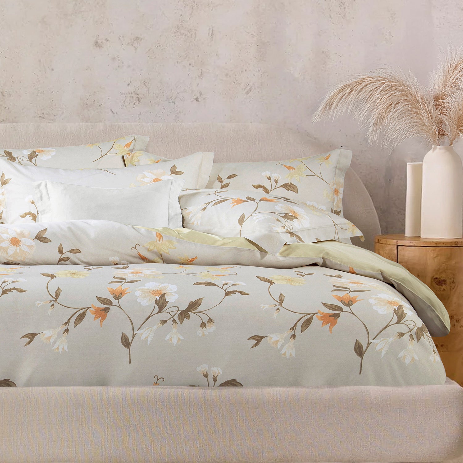 Silky Soft Series, Lyocell Prints Bed Set (Quilt Cover Included)