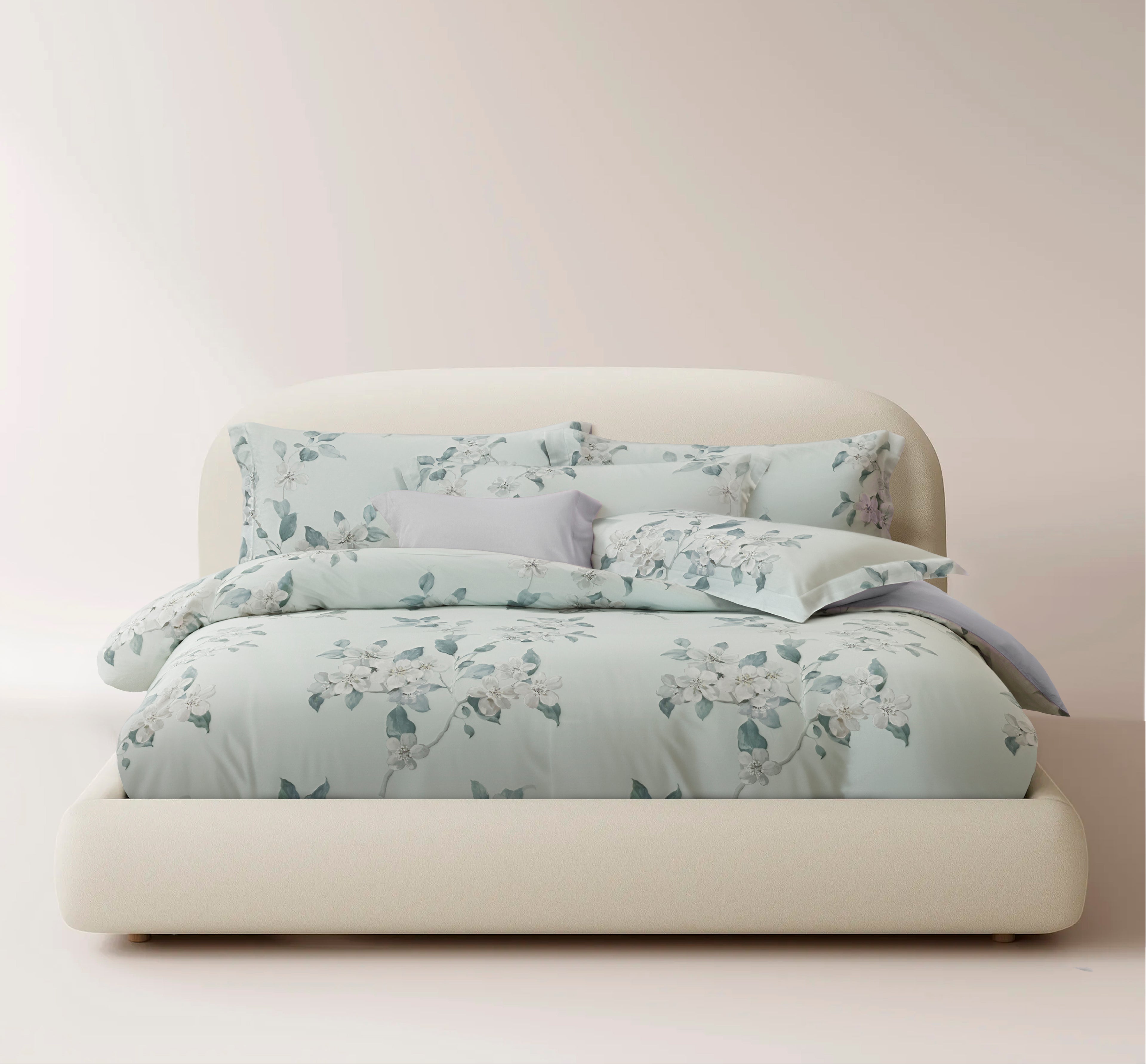 Silky Soft Series, Lyocell Prints Bed Set (Quilt Cover Included)