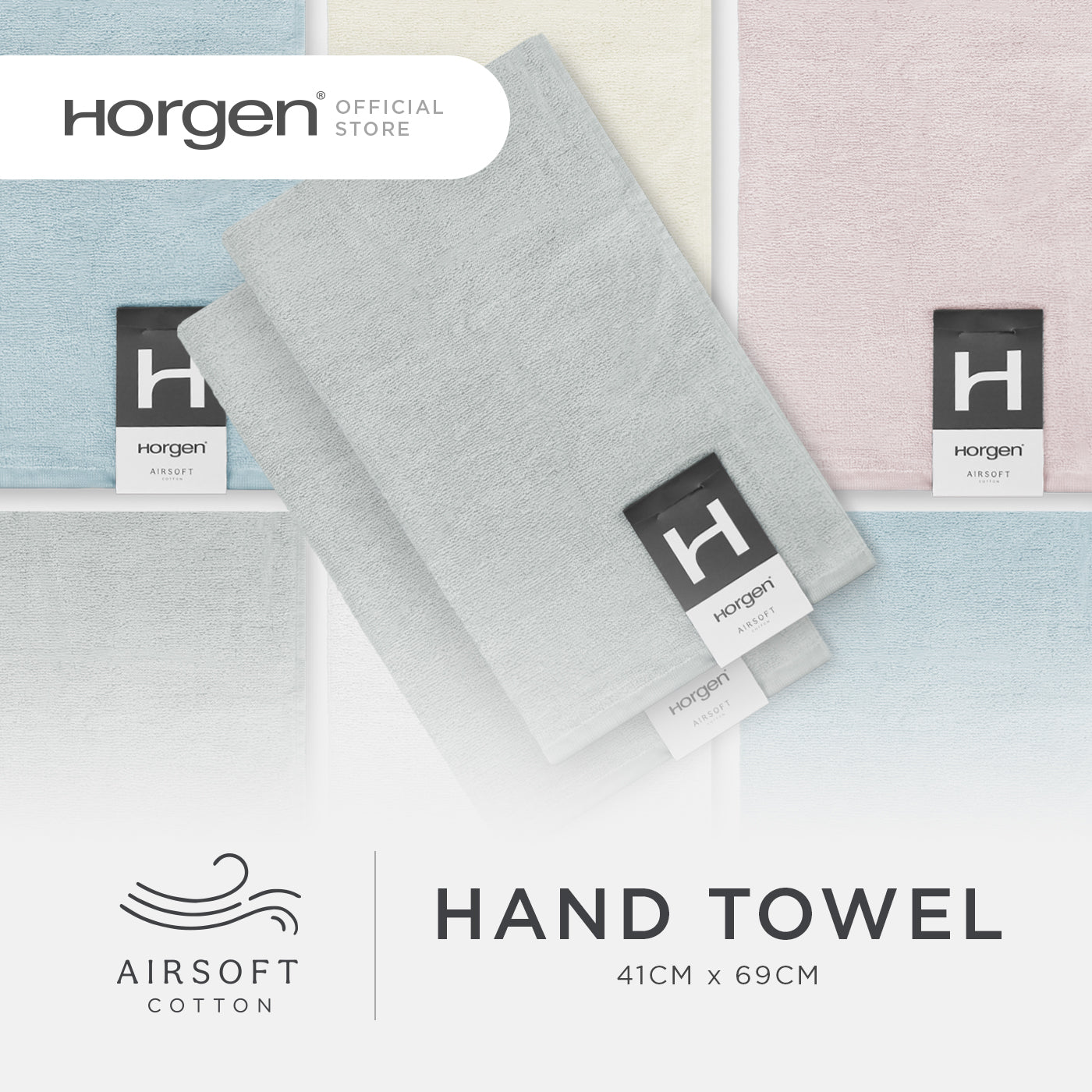 Airsoft Collection, Zero Twist Hand Towels (1 For 1 Deal)