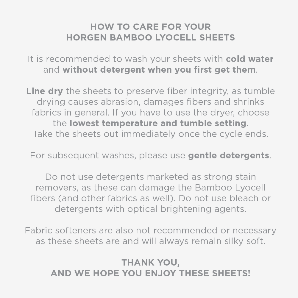 Bamboo Lyocell, Silky Soft Pillowcases