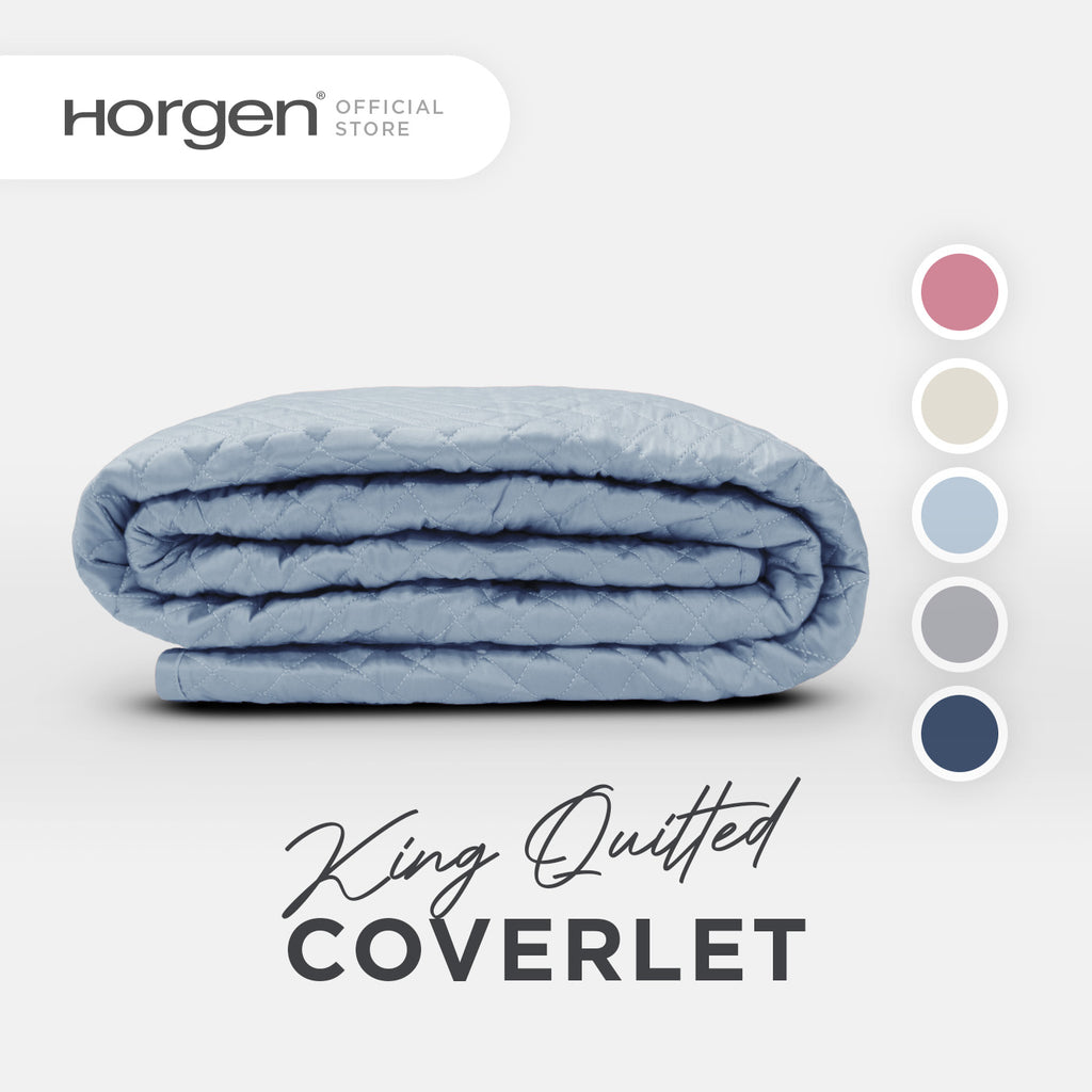Hotel At Home Collection, Quilted Coverlet 96x84" (244x213cm) | For Queen and King Beds