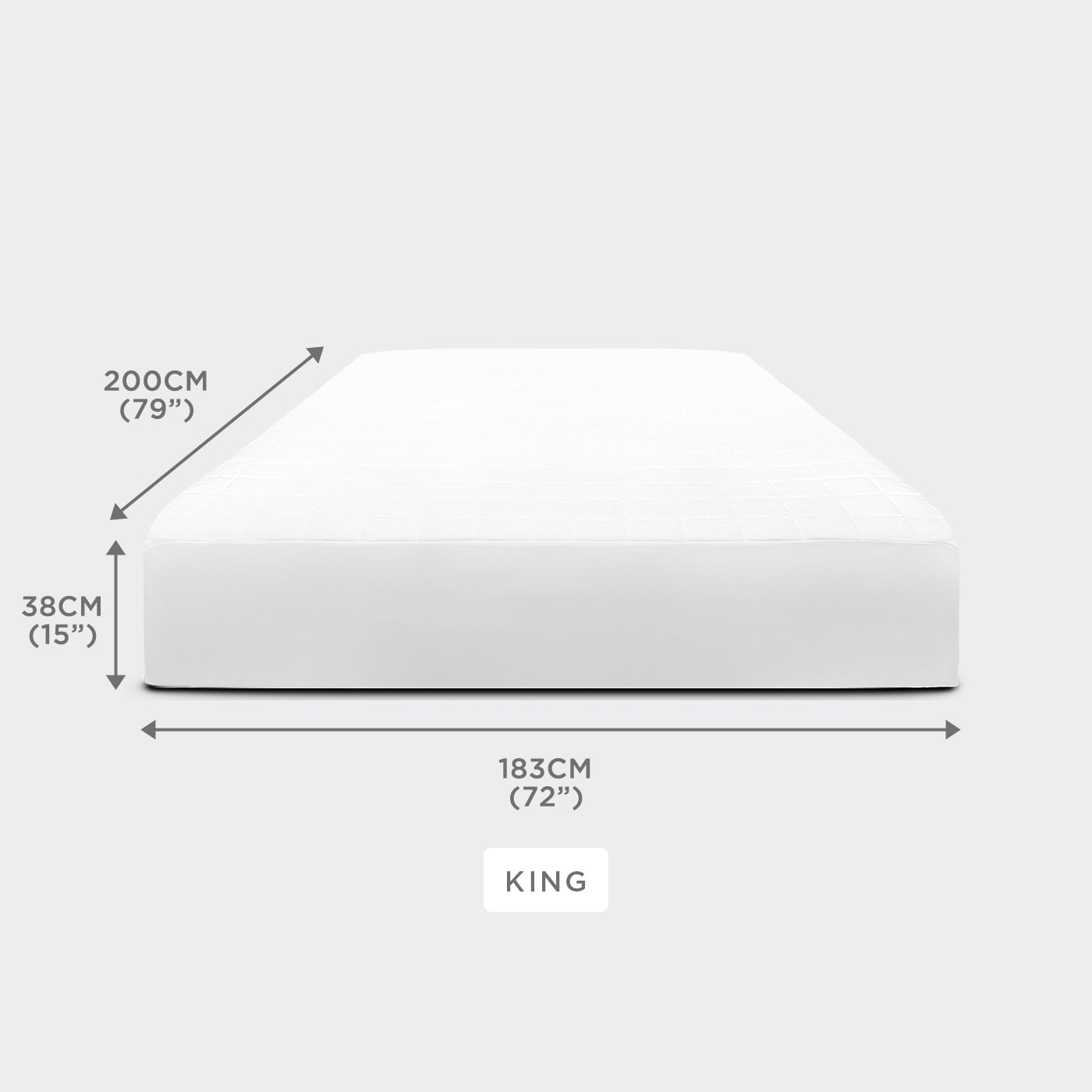 Sleep Essentials Collection, Microfibre Quilted Mattress Protector