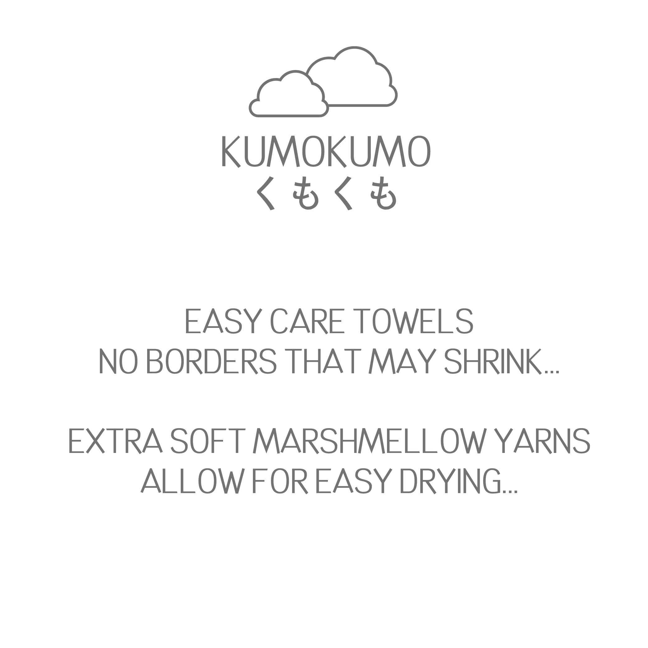 Kumokumo Collection, Cotton Low Twist Yarns Bath Towel