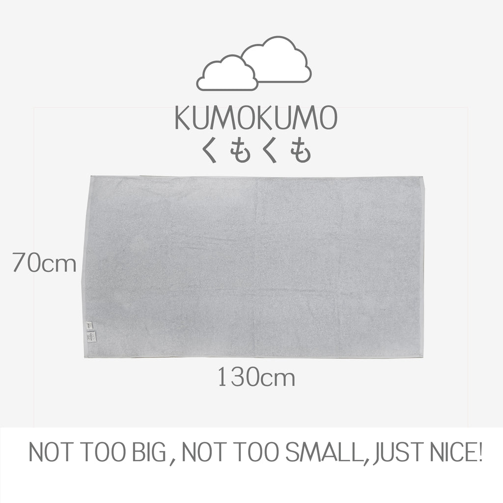 Kumokumo Collection, Cotton Low Twist Yarns Bath Towel