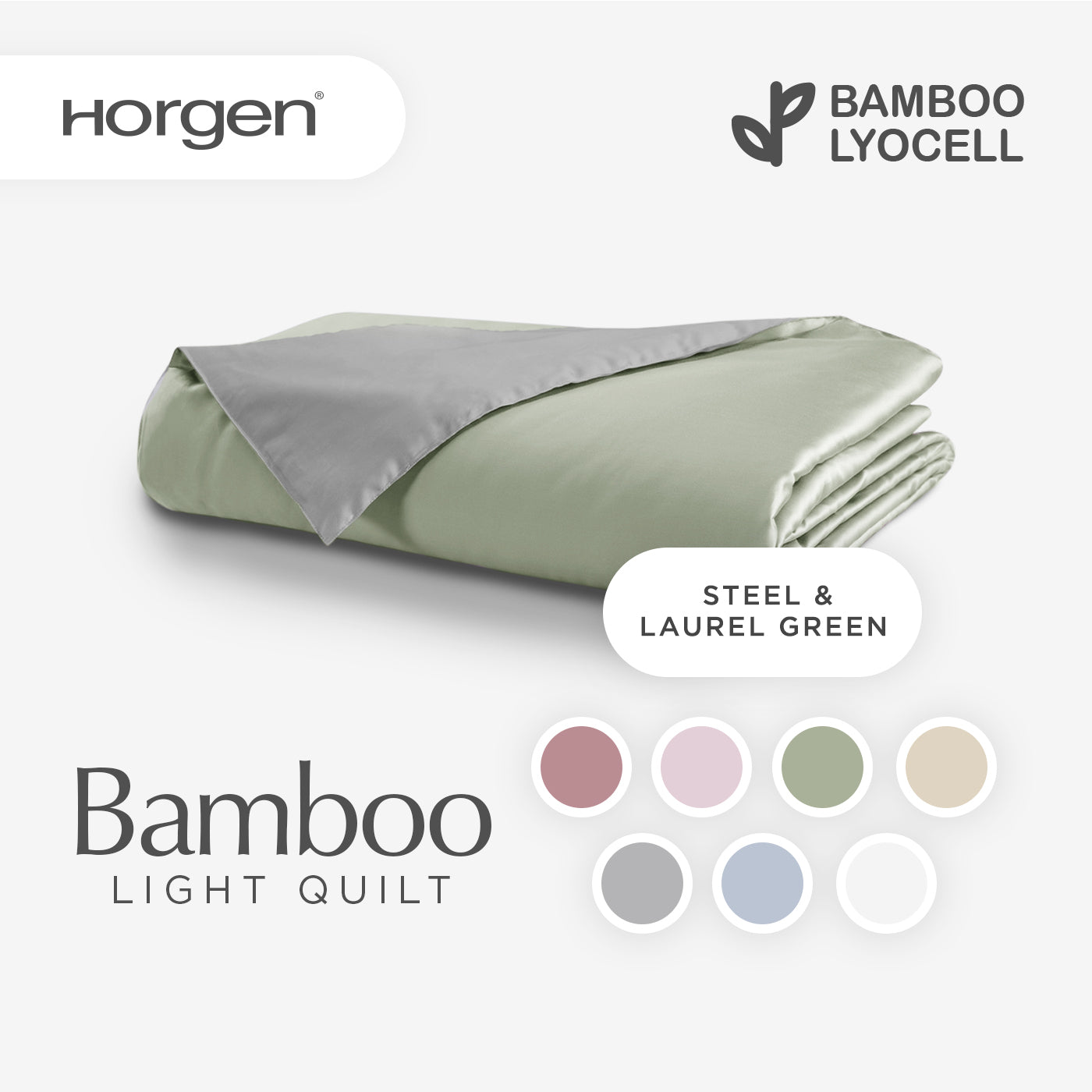 Bamboo Lyocell, Silky Soft Light Summer Quilt Blanket