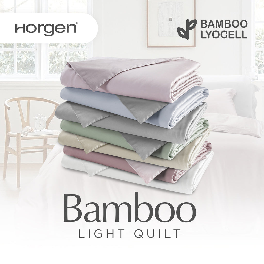 Bamboo Lyocell, Silky Soft Light Summer Quilt Blanket