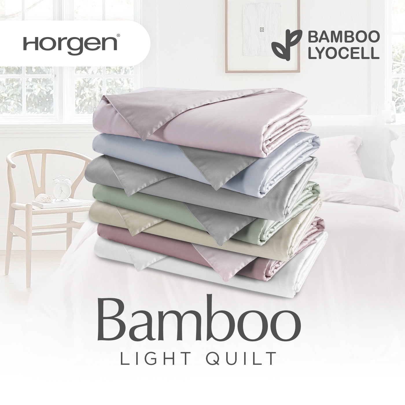 Bamboo Lyocell, Silky Soft Light Summer Quilt Blanket