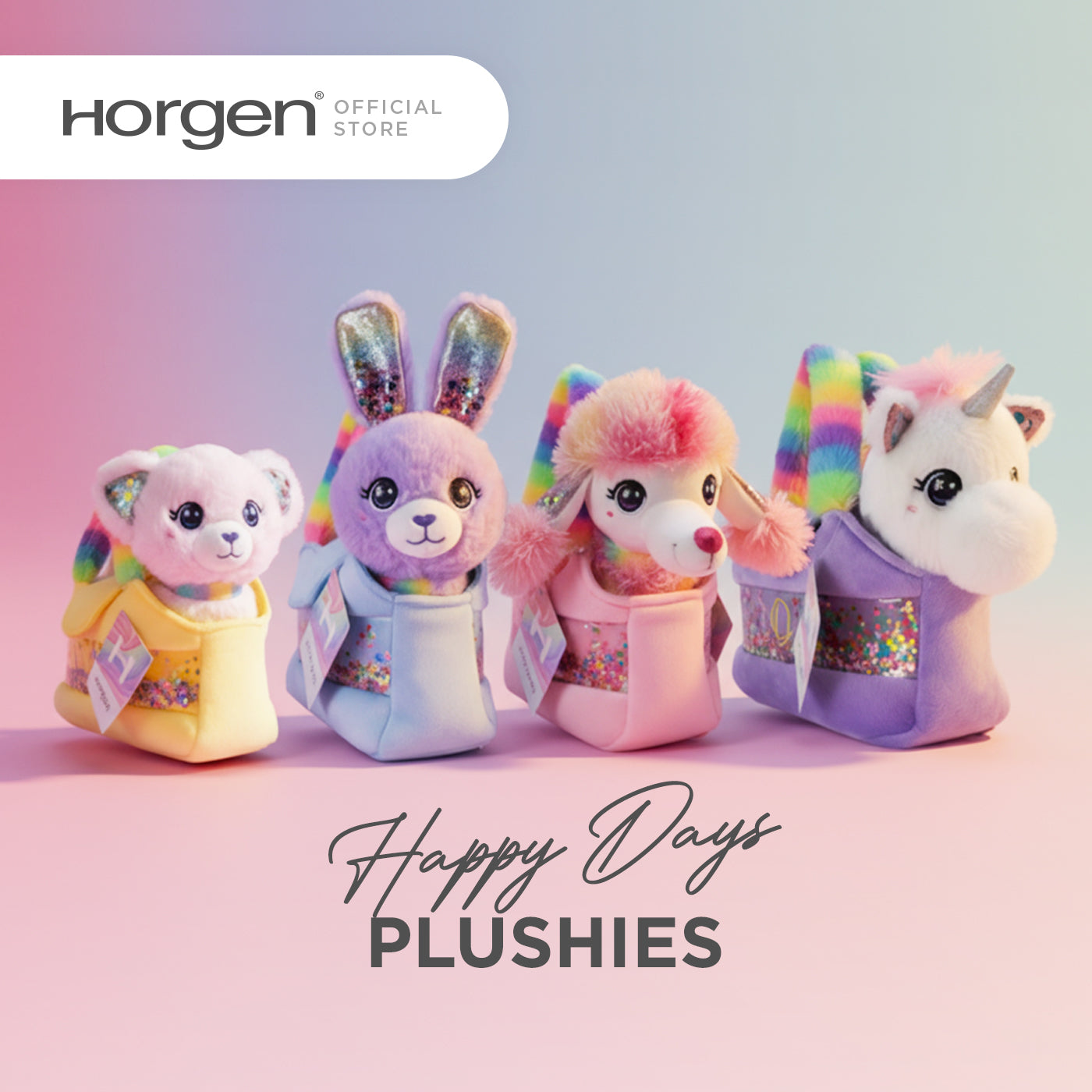 Happy Days Collection, Cute Animal Plushies