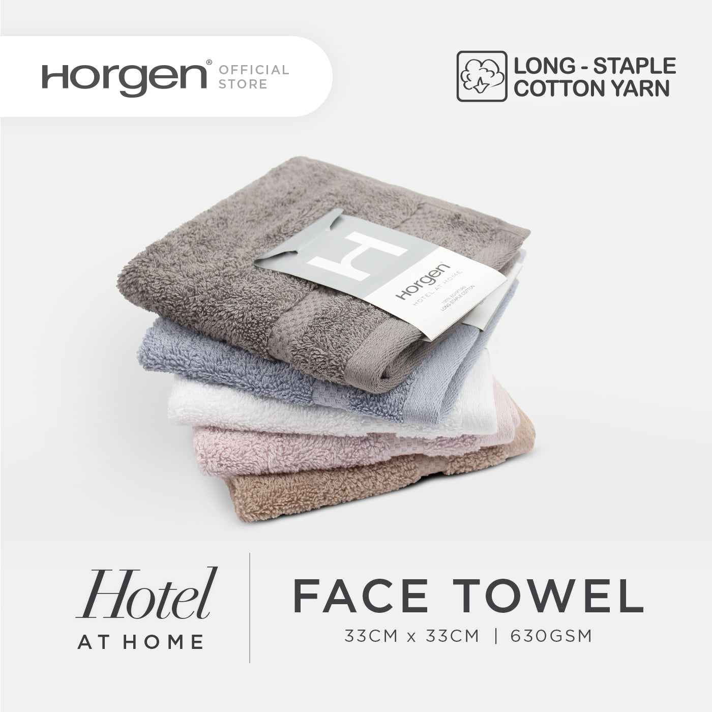 Hotel At Home Collection, Egyptian Cotton Face Towel