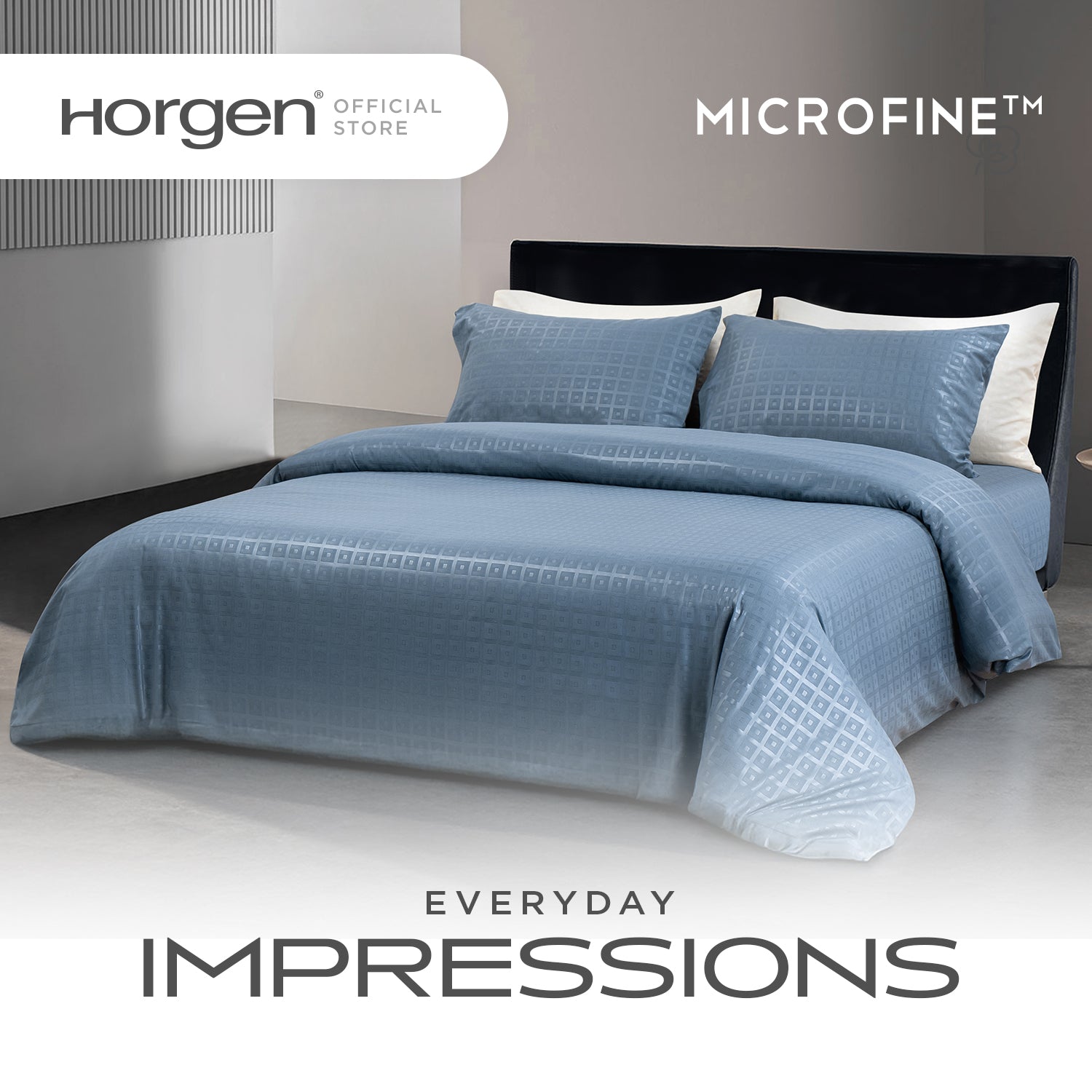 Everyday Impressions, Dobby Series Microfine Bed Set (Quilt Cover Included)