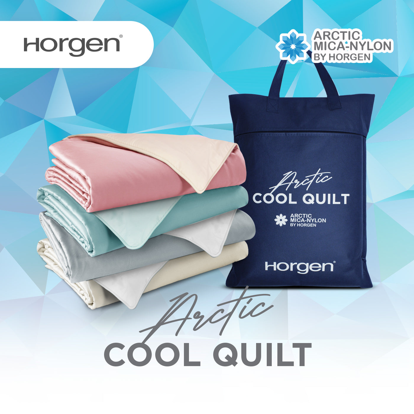 Arctic Series, Mica Nylon Cool Light Quilt Blanket