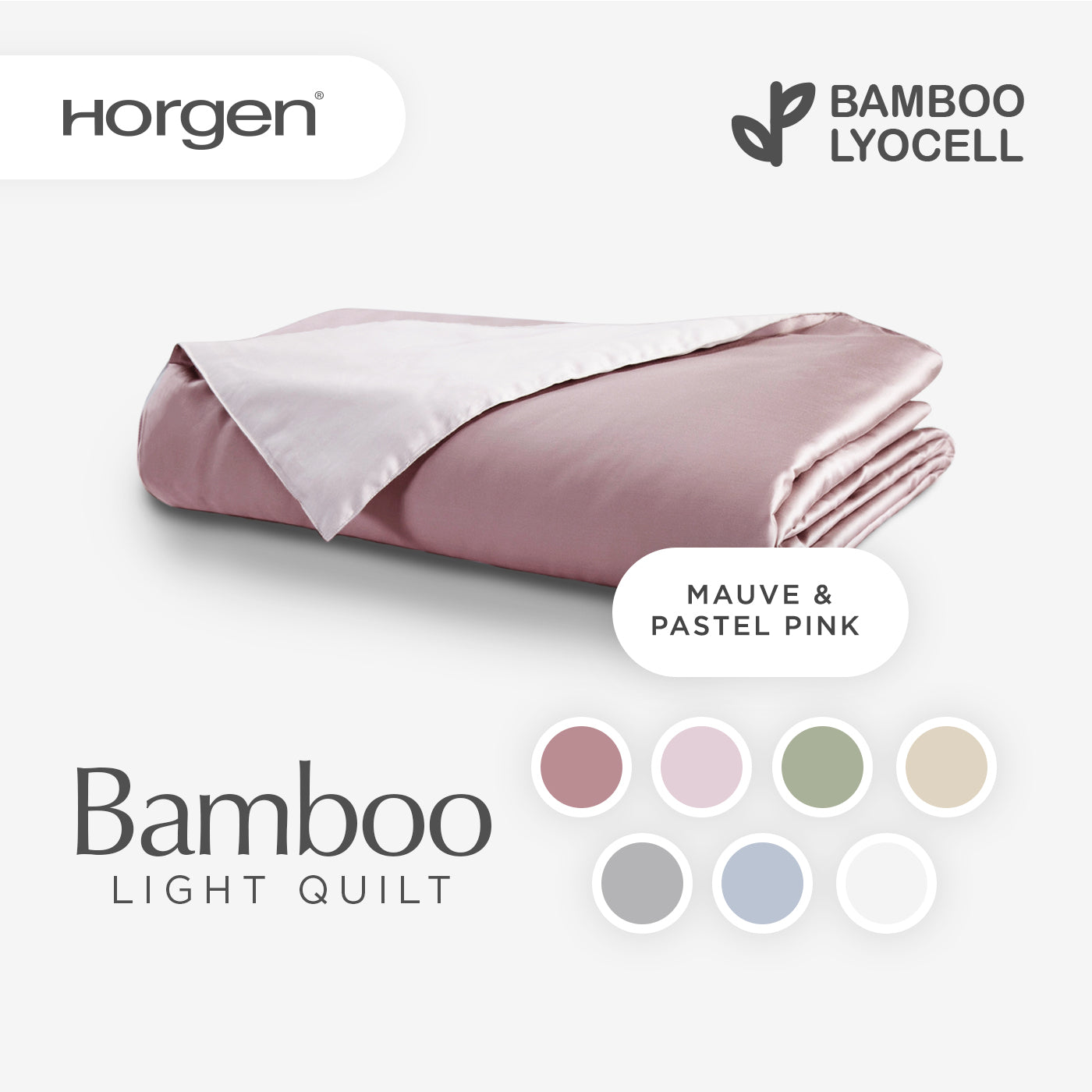 Bamboo Lyocell, Silky Soft Light Summer Quilt Blanket