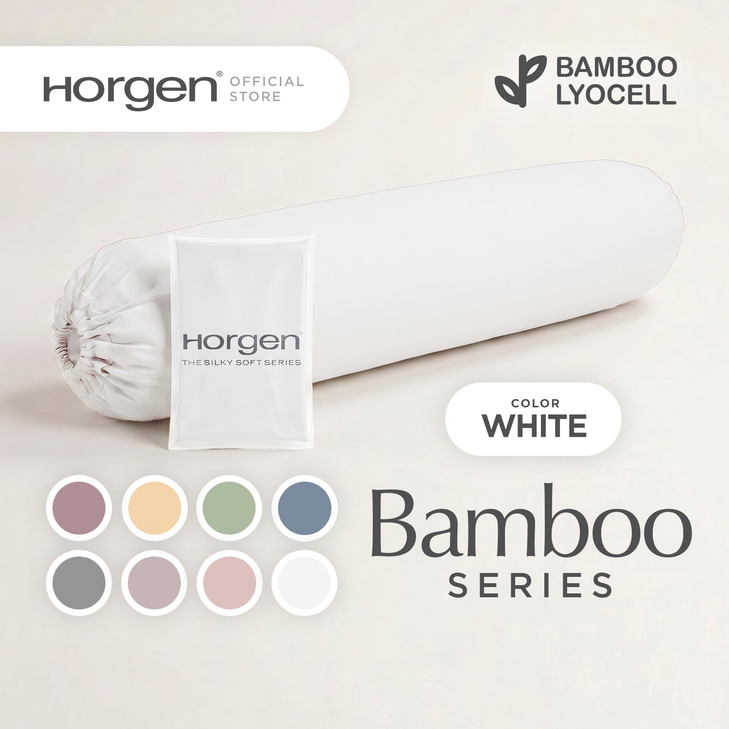 Bamboo Lyocell, Silky Soft Bolstercase