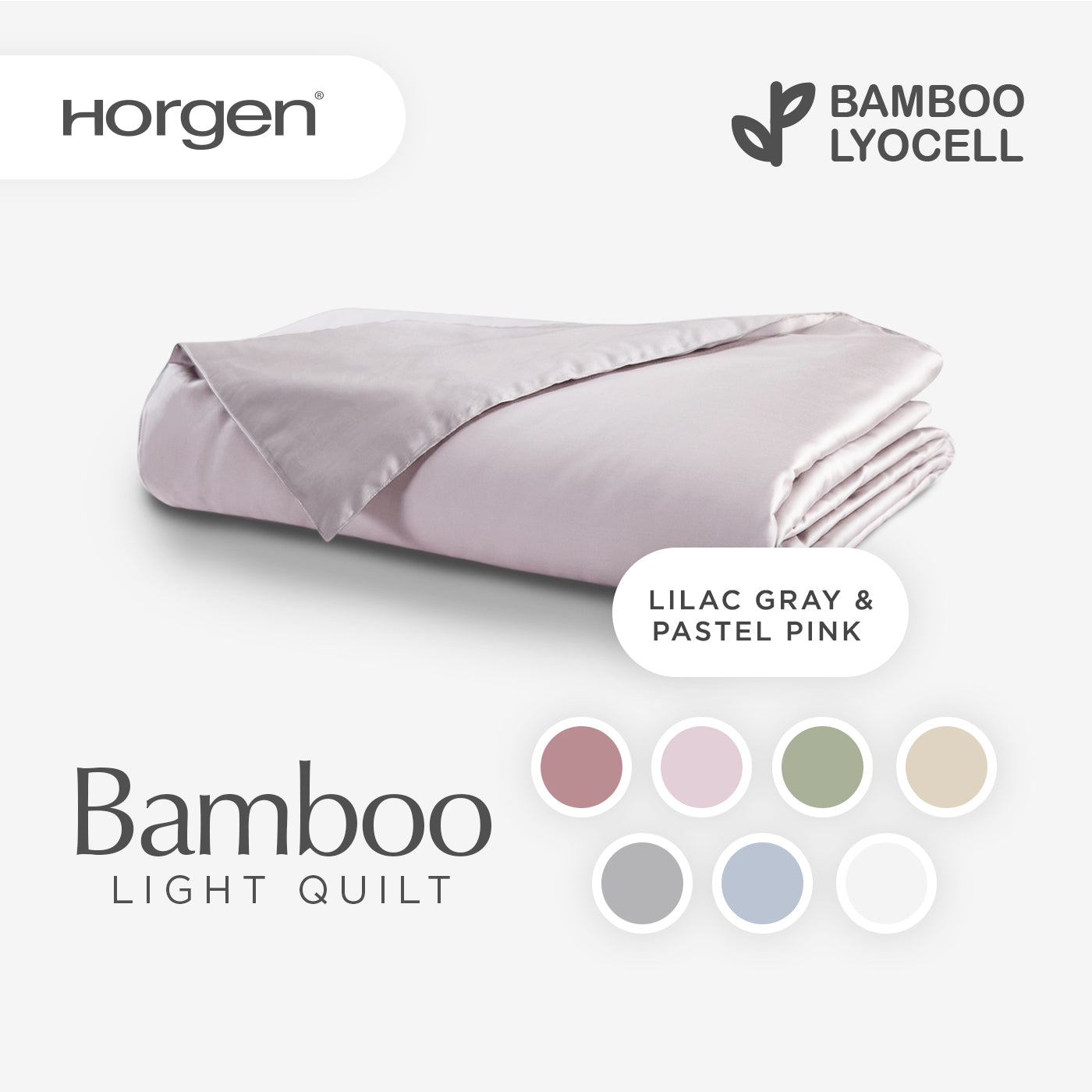 Bamboo Lyocell, Silky Soft Light Summer Quilt Blanket