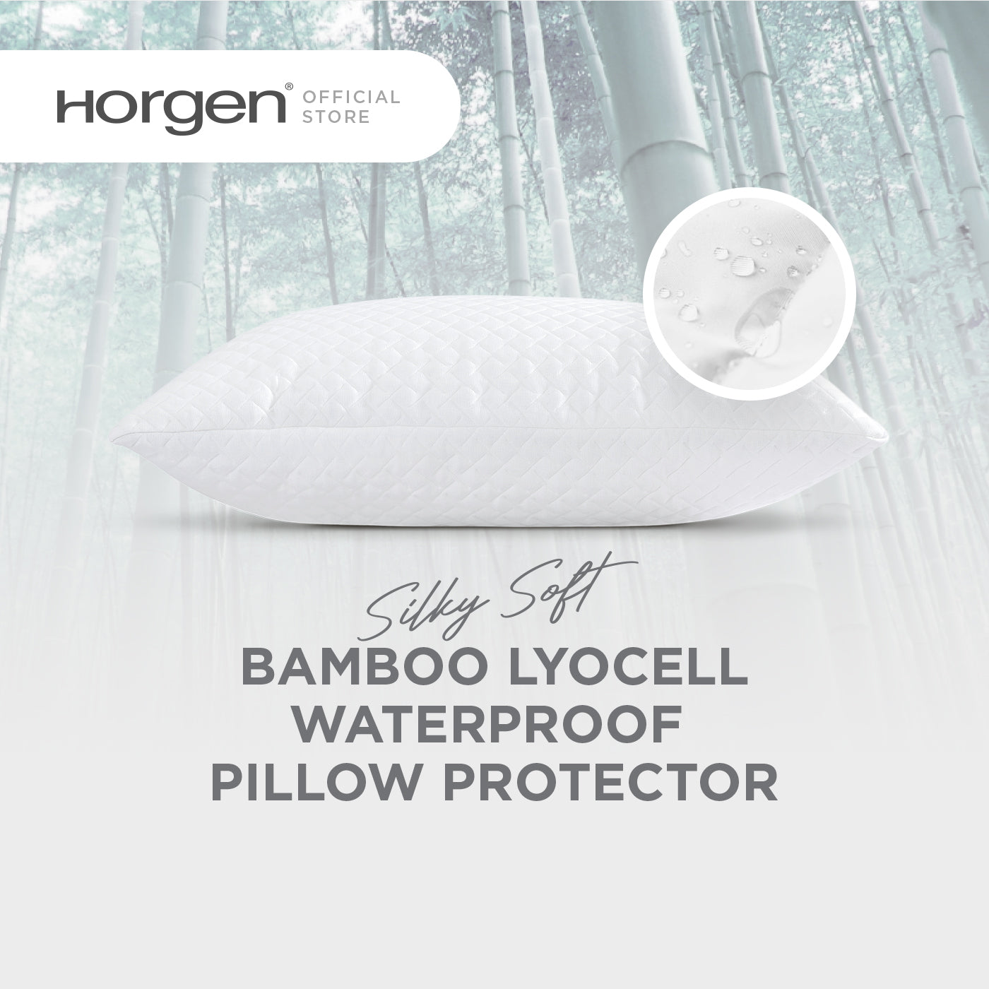 Bamboo Lyocell Collection, Waterproof Pillow Protector