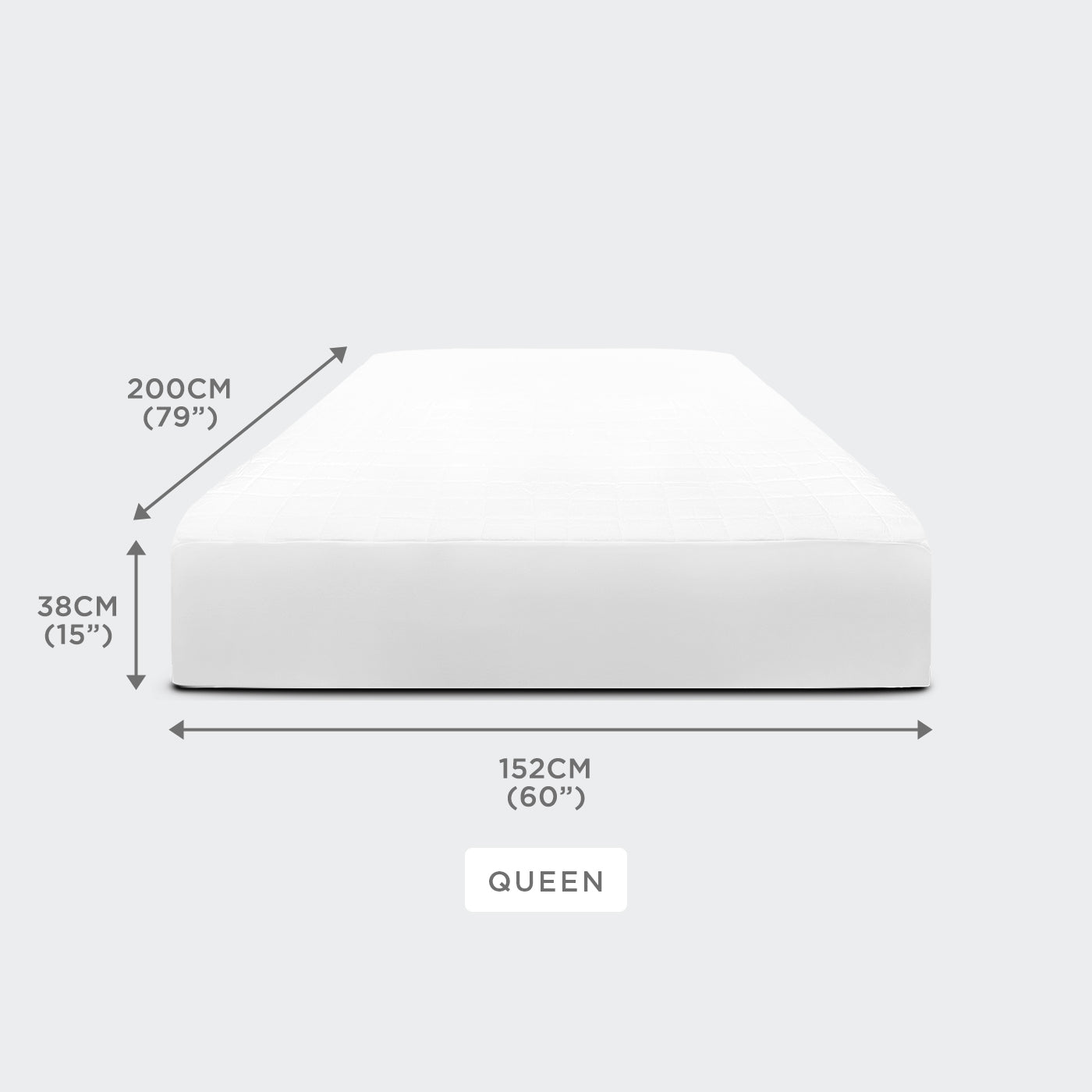 Sleep Essentials Collection, Microfibre Quilted Mattress Protector