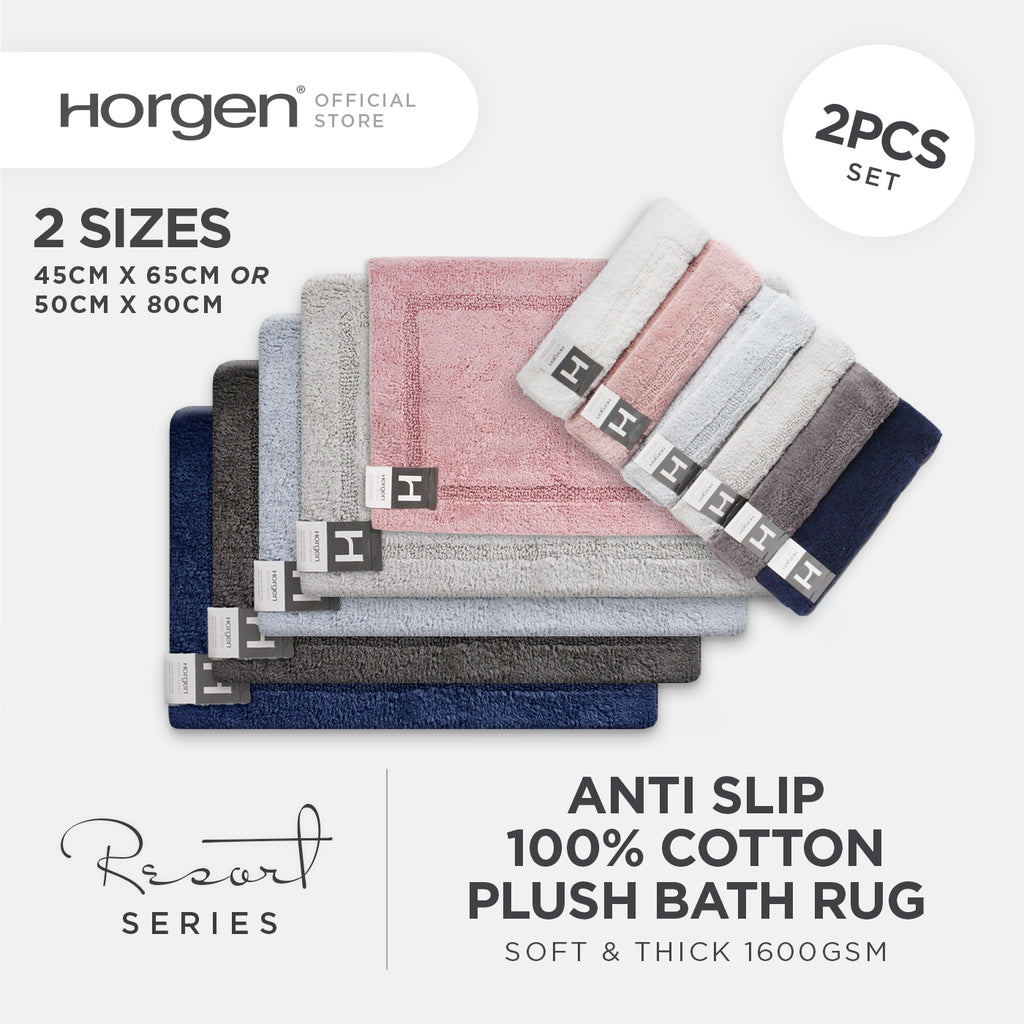 Resort Collection, Anti Slip Bath Mat Rug (1 For 1 Deal)