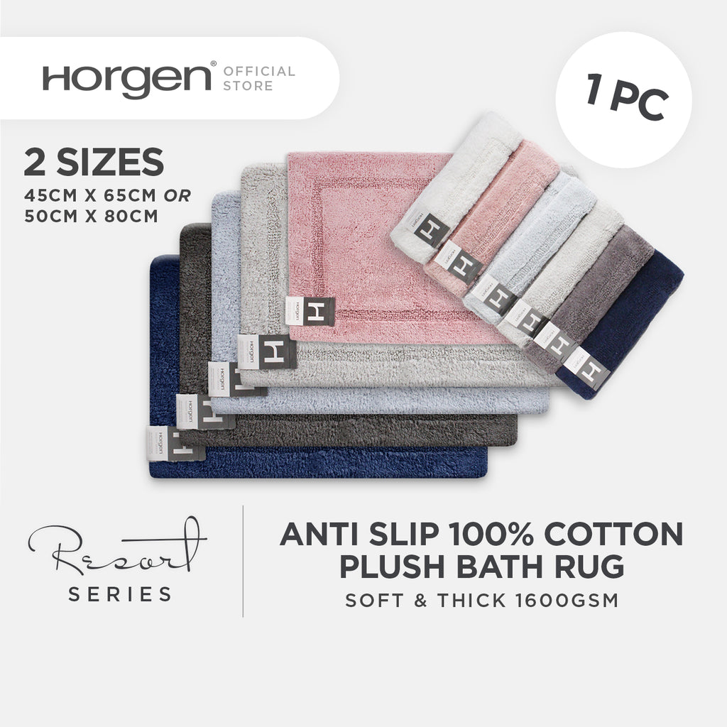 Resort Collection, Anti Slip Bath Mat Rug