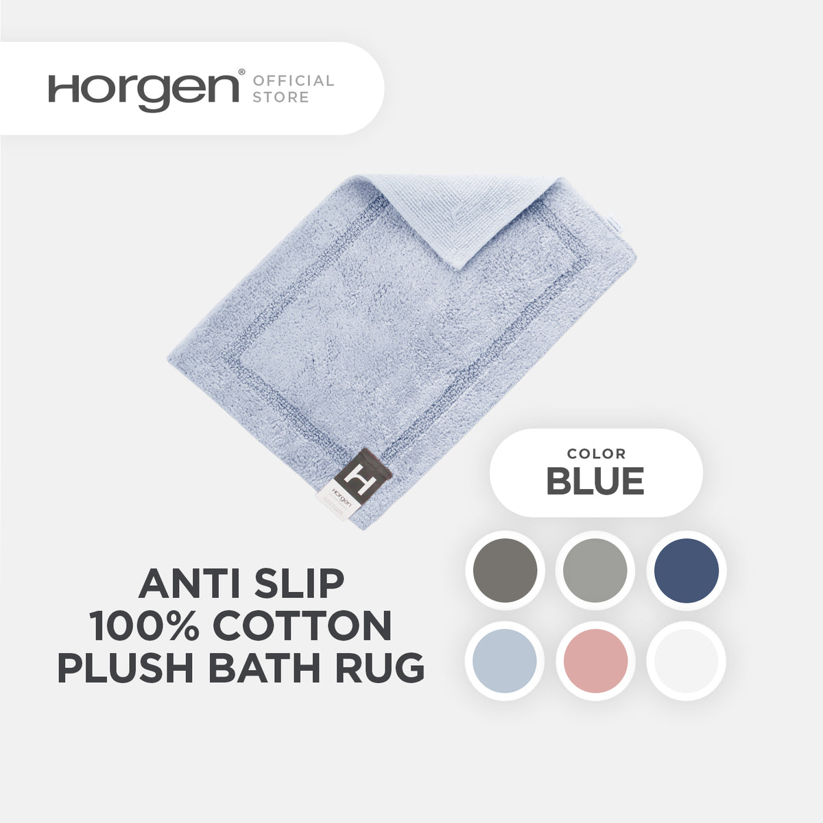 Resort Collection, Anti Slip Bath Mat Rug
