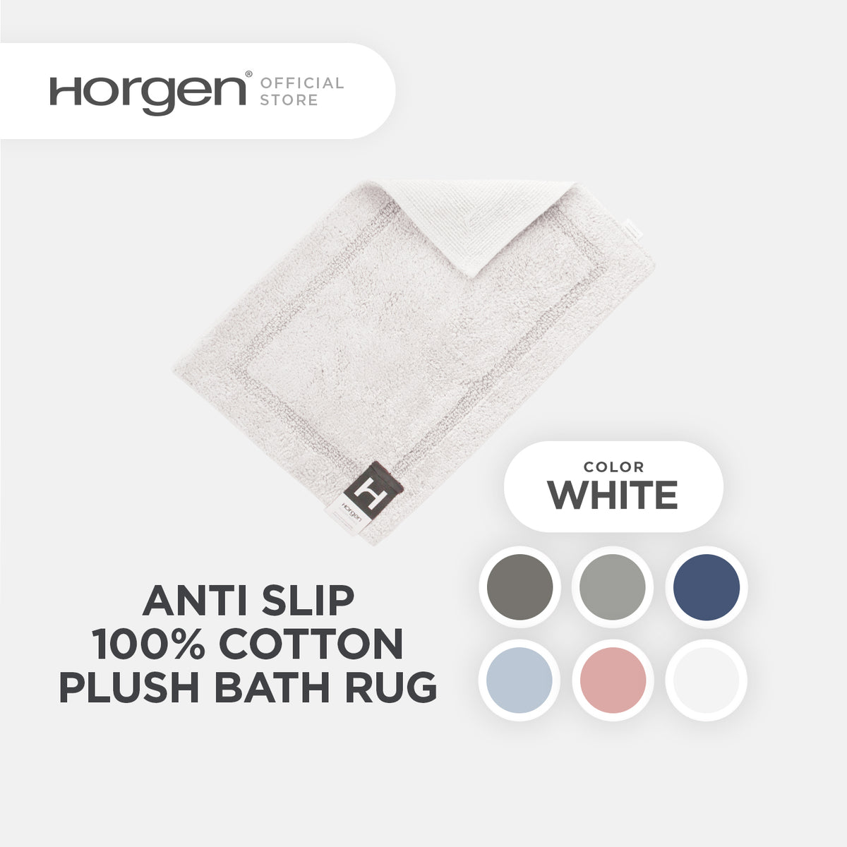 Resort Collection, Anti Slip Bath Mat Rug