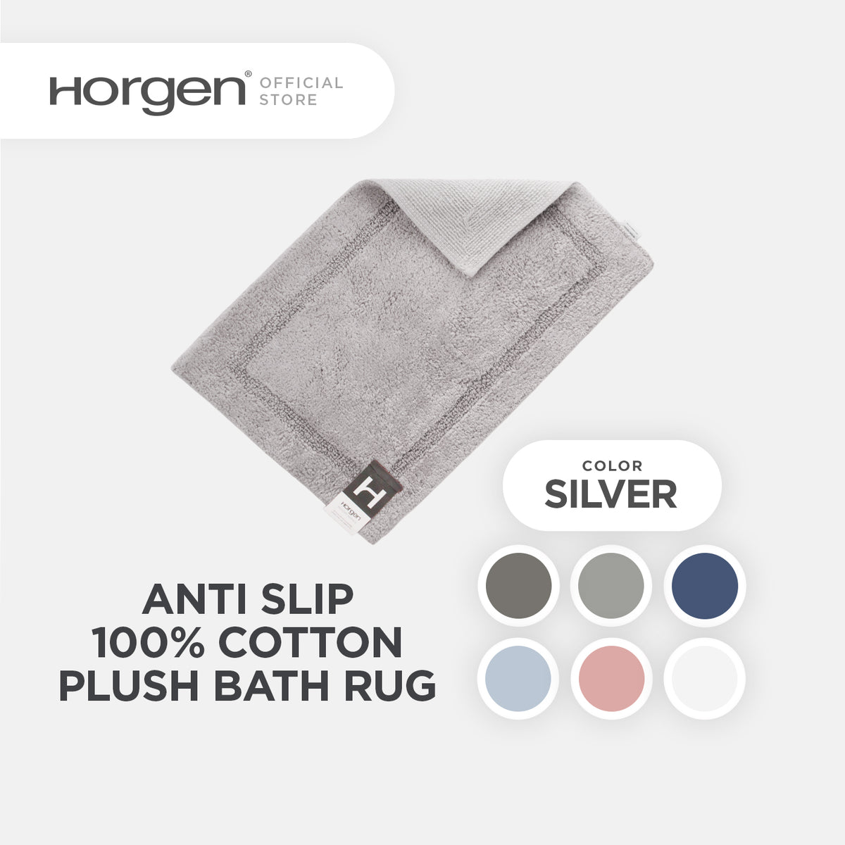 Resort Collection, Anti Slip Bath Mat Rug