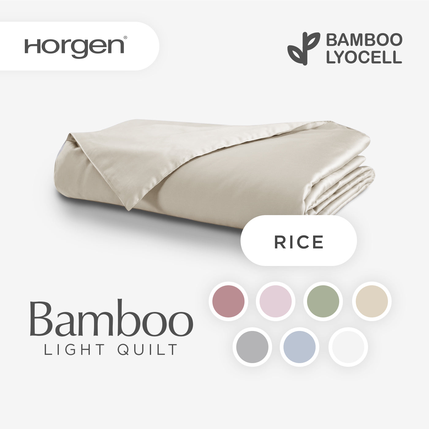 Bamboo Lyocell, Silky Soft Light Summer Quilt Blanket