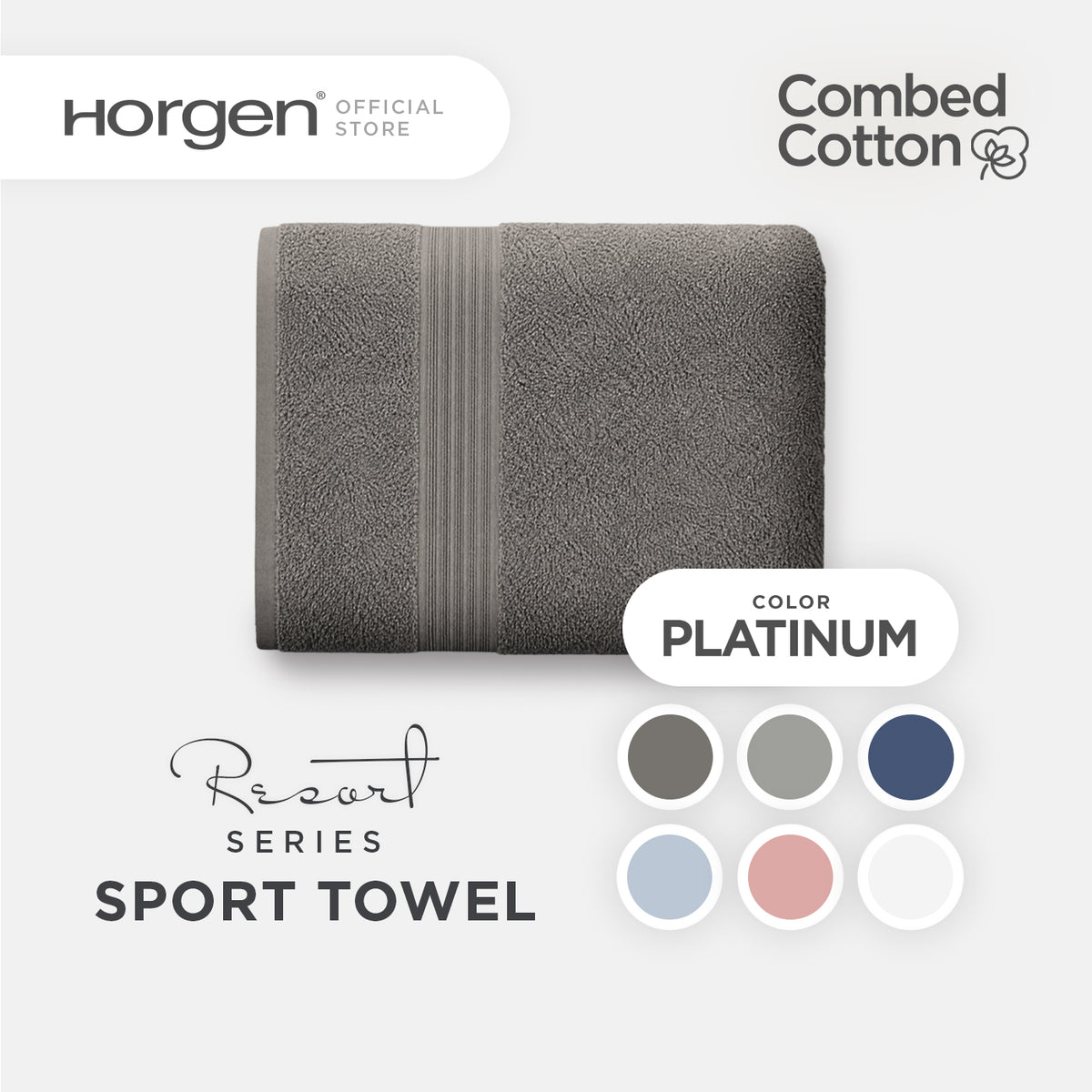 Resort Collection, Combed Cotton Sports Towels