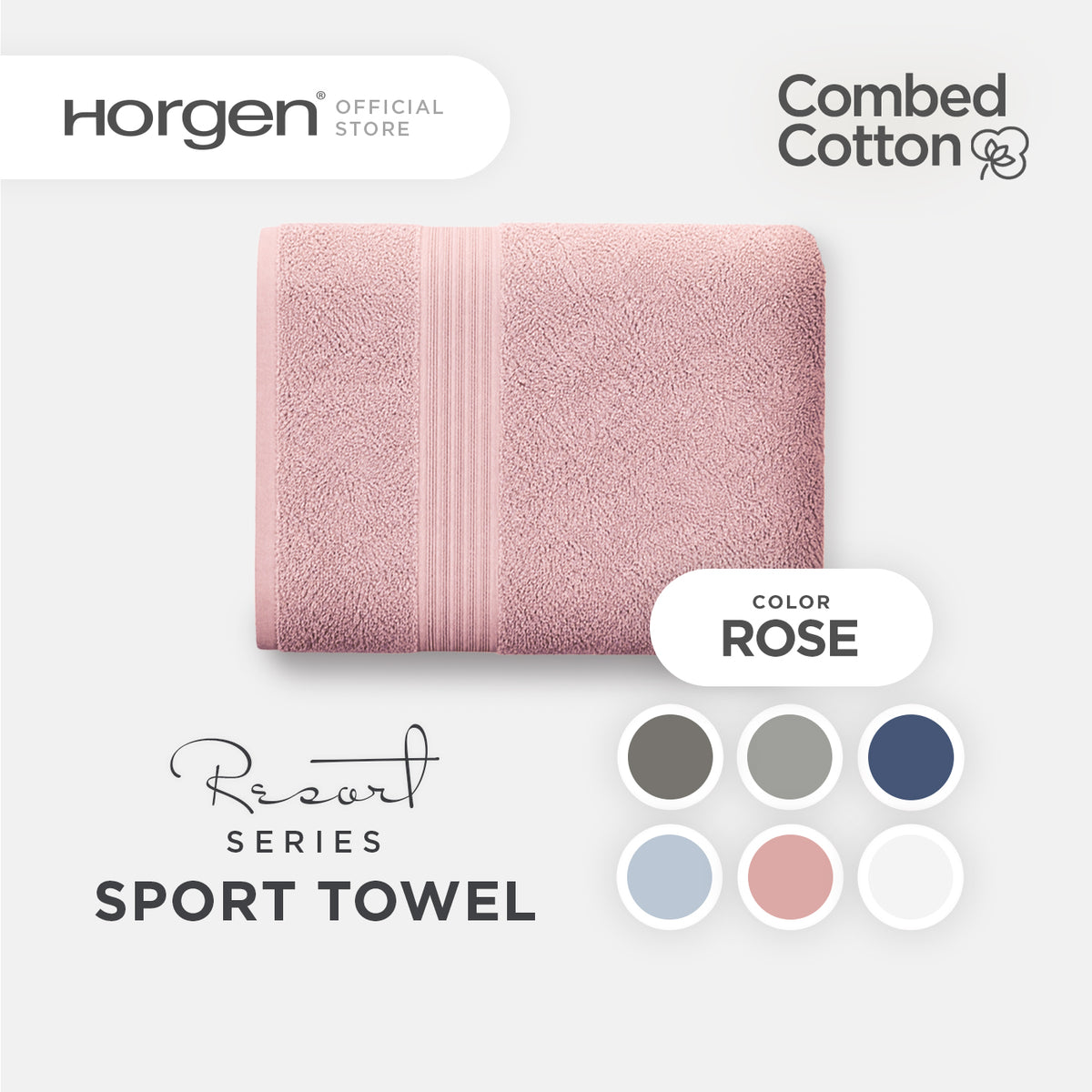 Resort Collection, Combed Cotton Sports Towels