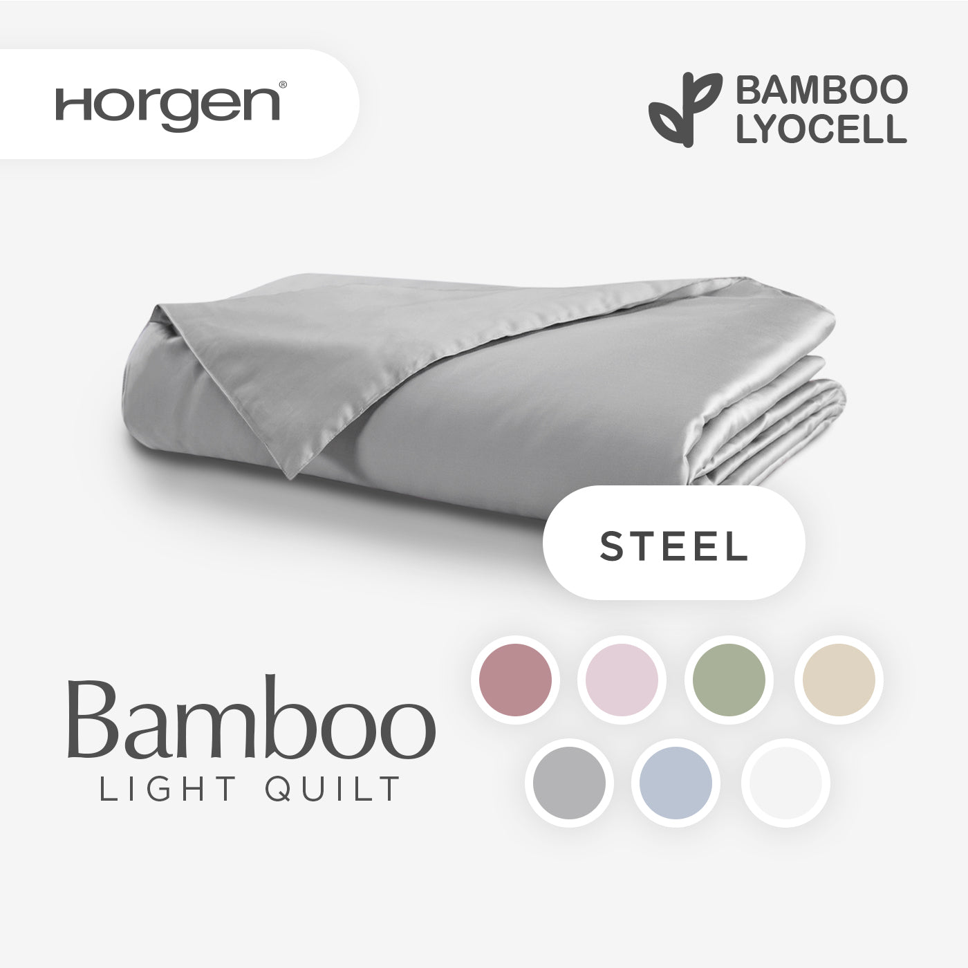 Bamboo Lyocell, Silky Soft Light Summer Quilt Blanket