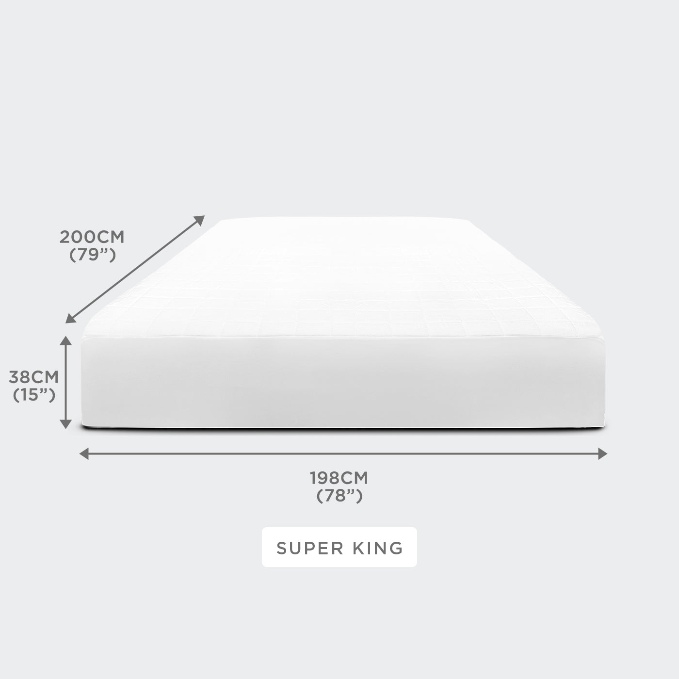 Sleep Essentials Collection, Microfibre Quilted Mattress Protector