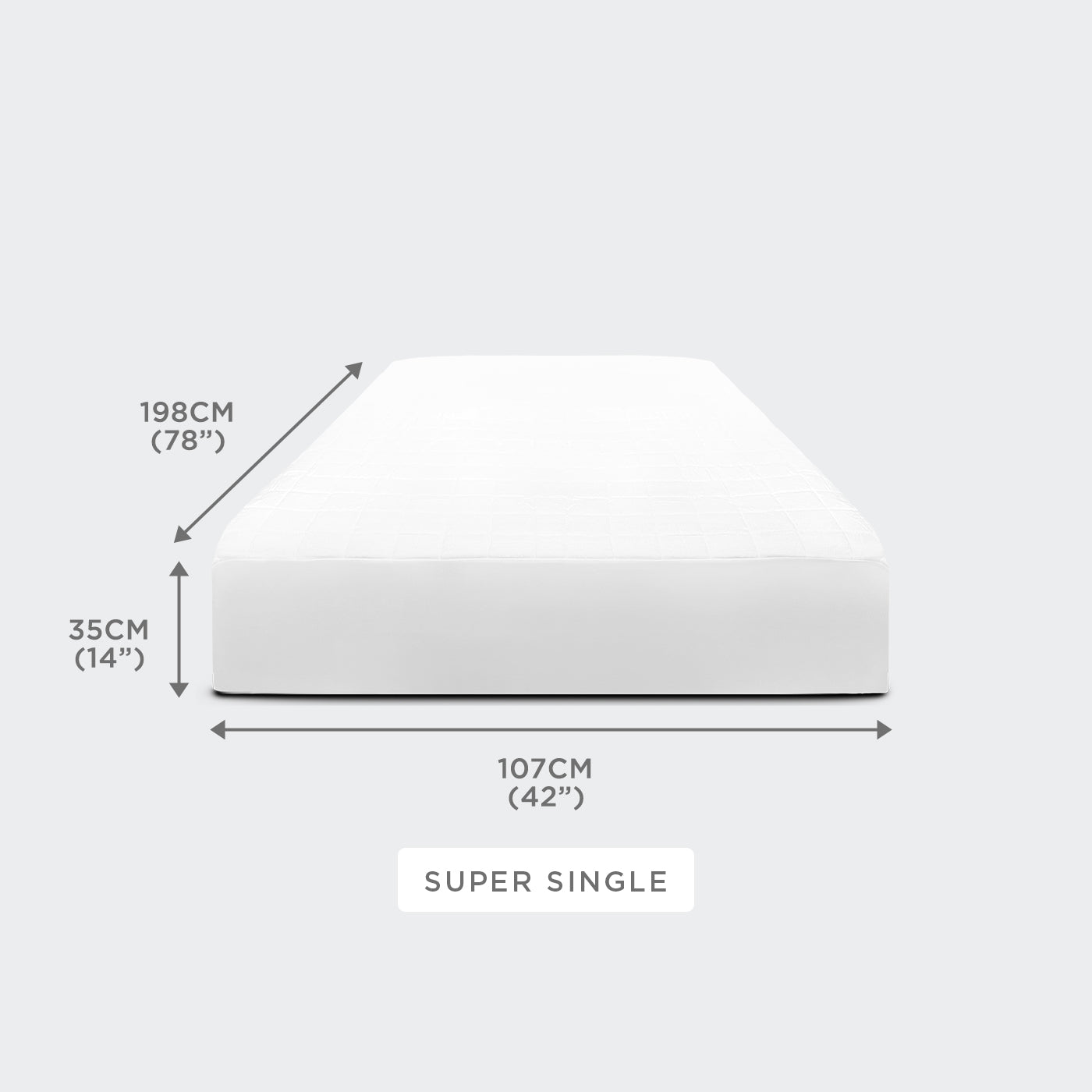 Sleep Essentials Collection, Microfibre Quilted Mattress Protector