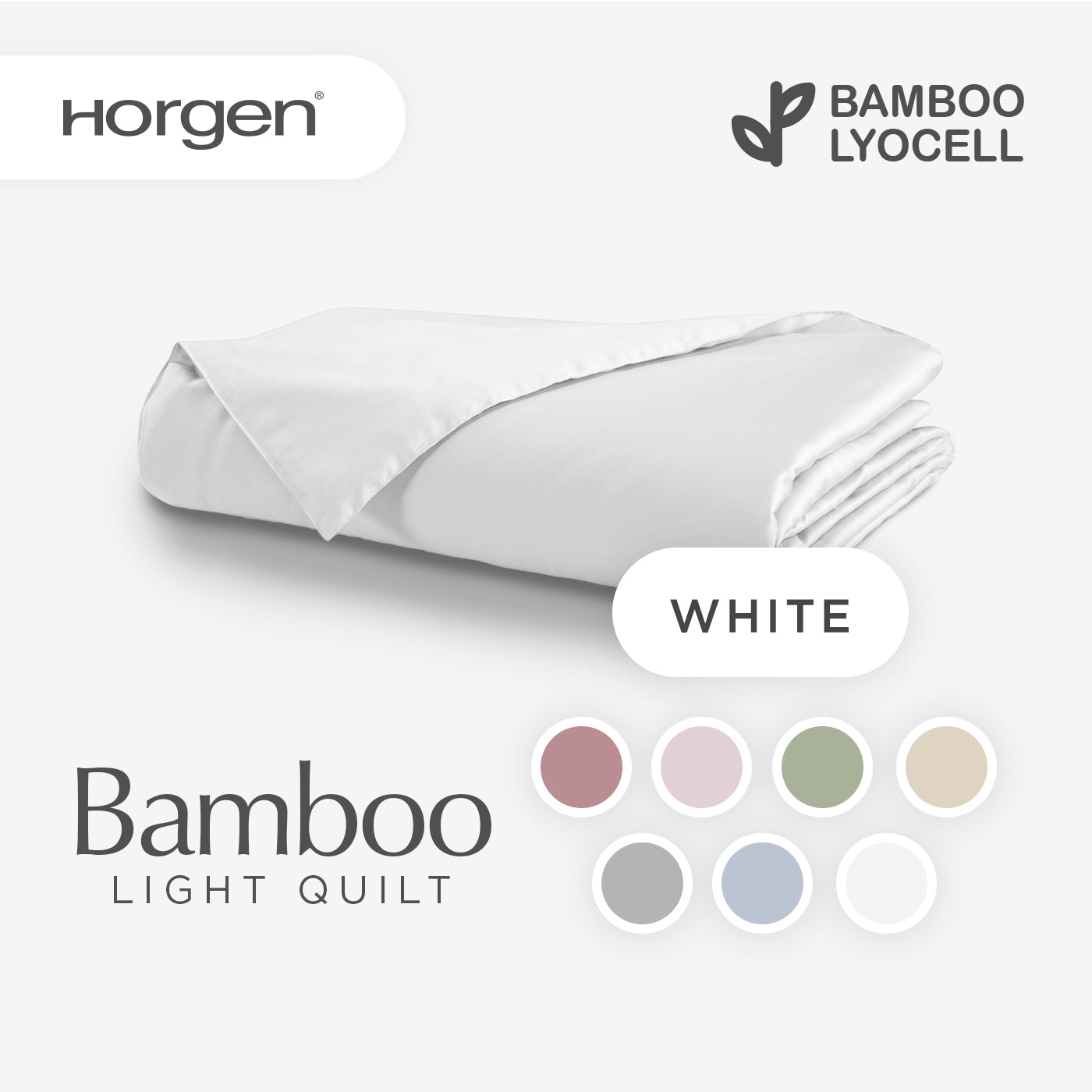 Bamboo Lyocell, Silky Soft Light Summer Quilt Blanket